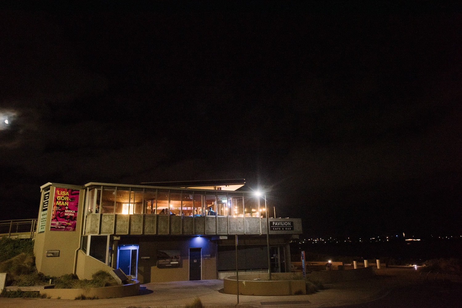 The Pavilion Warrnambool at night